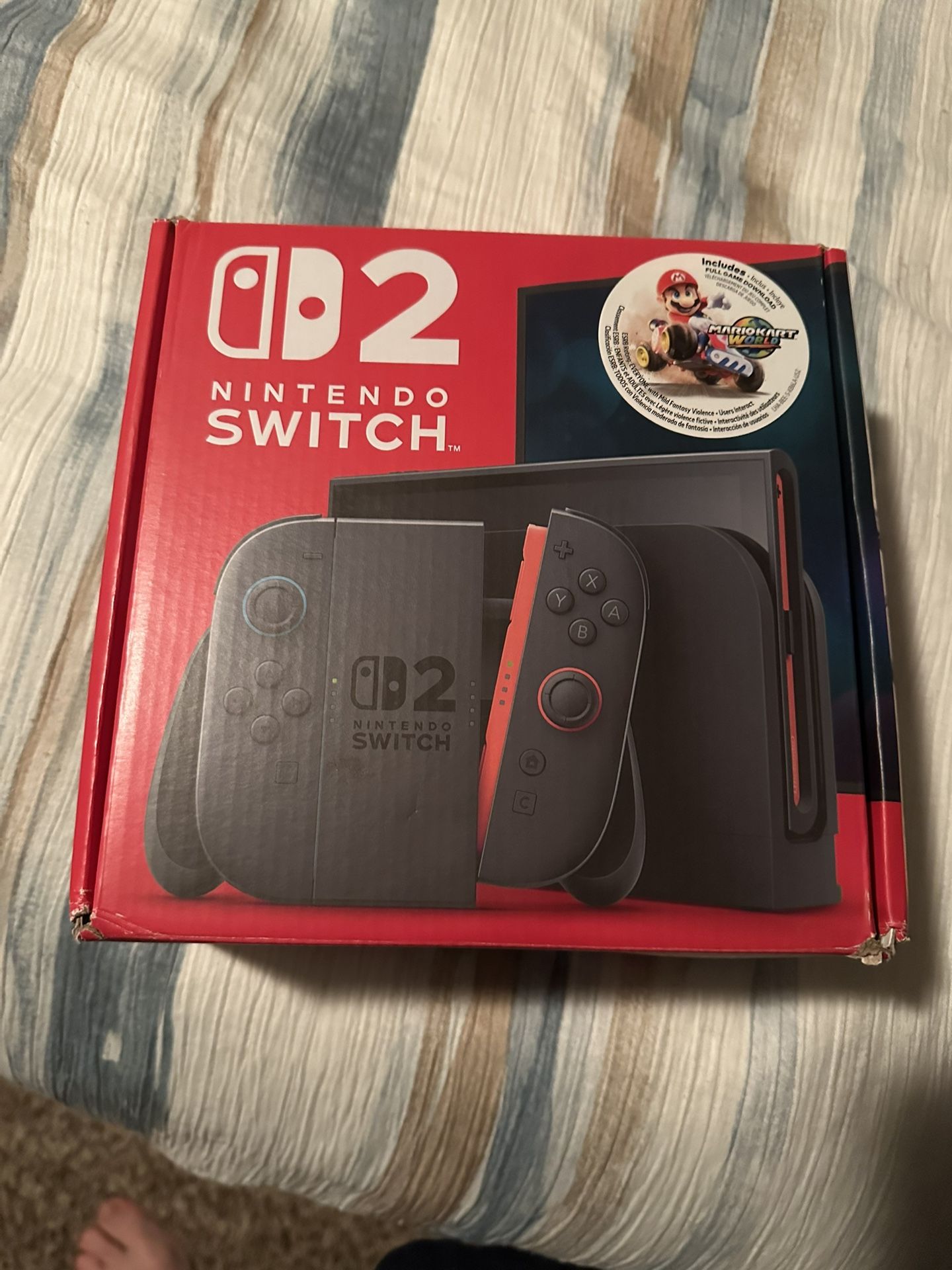 Nintendo Switch 2 With Mario Cart Excellent Condition