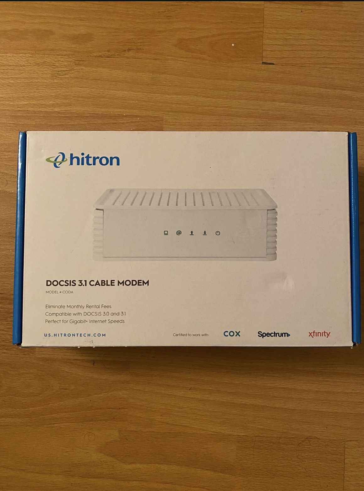 Brand New DOCSIS 3.1 Modem | 1 Gbps Max Internet Speeds | Certified with Comcast Xfinity, Charter Spectrum, Cox & More | 10x Faster Than DOCSIS 3.0