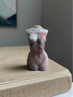 Small Ocean Jasper Lady Carving ( firm on price )