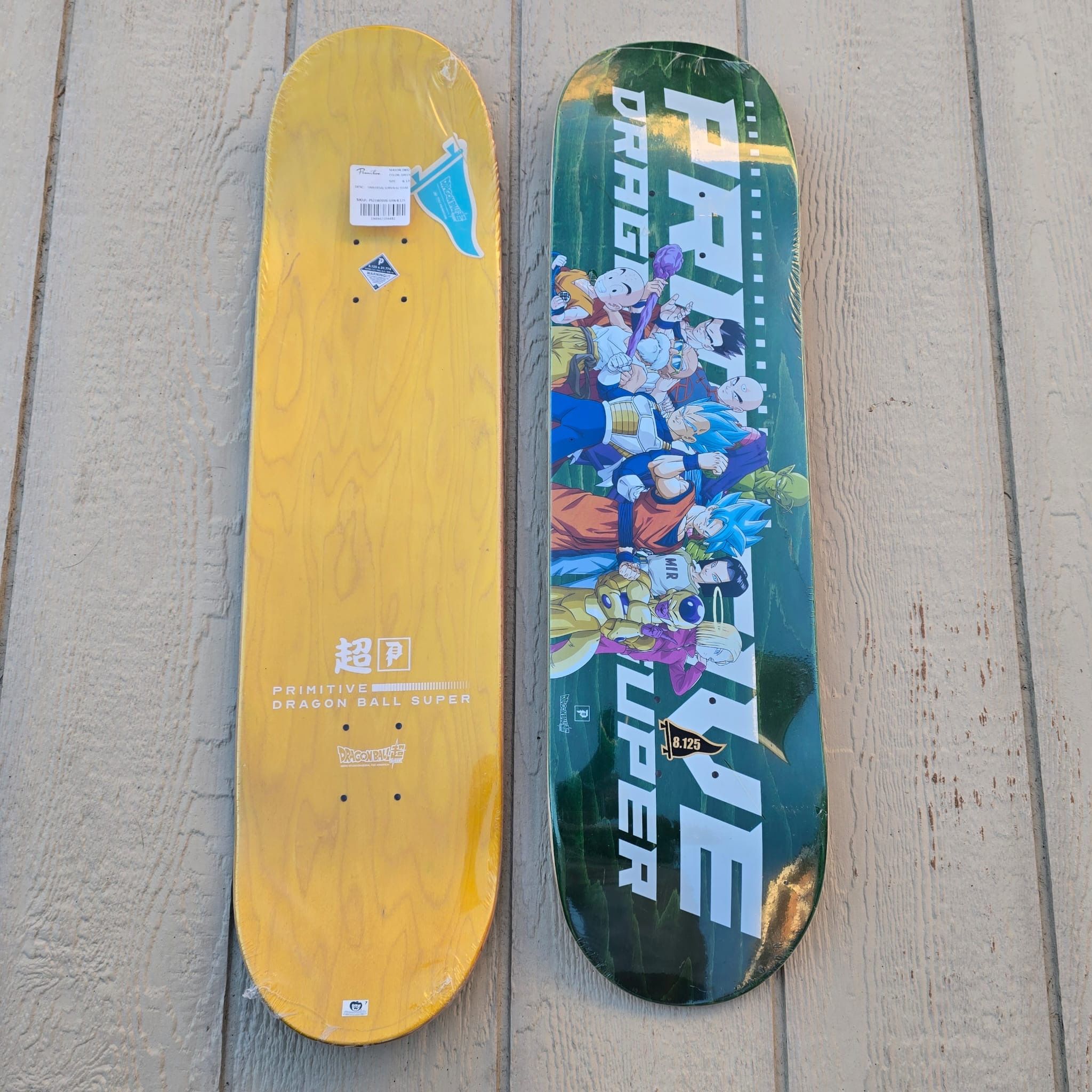 Skateboard Decks Primitive Size 8.125
