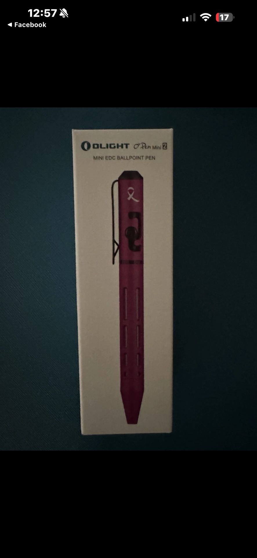 Olight Breast Cancer Awareness Open Mini 2