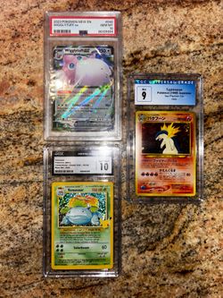Graded Pokémon cards