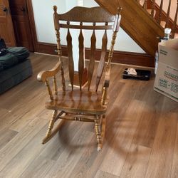 Solid Wood Rocking Chair