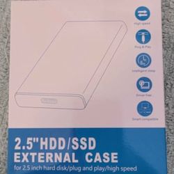 2.5" HDD/SSD external case NEW