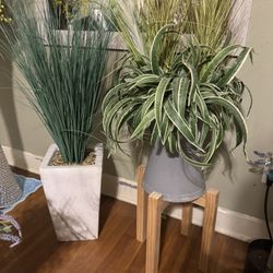2 Beautiful Faux Plants 25 Each 