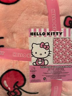 Hello Kitty Cherry Blanket Queen Size Brand New