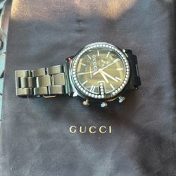Gucci 101 chrono with dimonds watch for men 