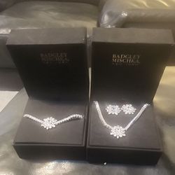 Mother's Day Special: Badgley Mischka Earrings, Necklace, & Bracelet Sets