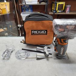 Ridgid 18v Octane Brushless Compact Fixed Base Router 
