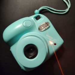 Teal Poloroid Insta Mini Camera 
