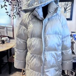 Puffy Jacket Silver
