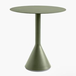 HAY Design Palissade Cone Table, Olive Color Outdoor Patio Furniture Table
