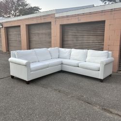 (Delivery Included!) Pottery Barn White 3p Sectional