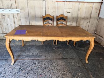 Wood Dining Chair with Upholstered Seat