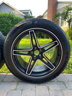 5 lug nut rims & TIRES / rines & LLANTAS de 5 birlos (5x108) size: 20” NEW TIRES