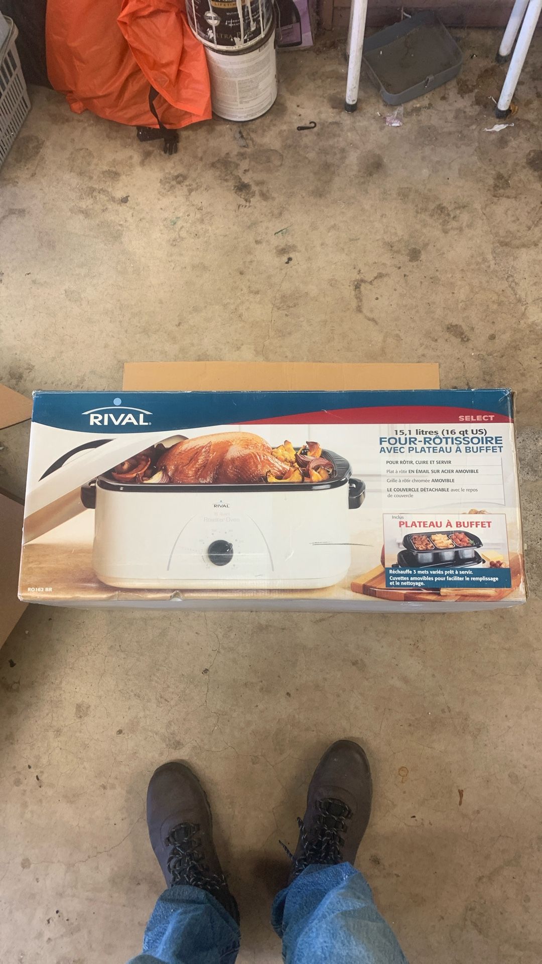 Rival Four Rotisserie Oven/Roaster. Used Once