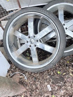 26” rims and tires
