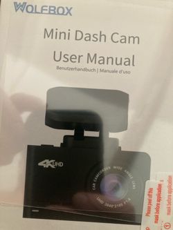Car Dash cam.  4k resolution.