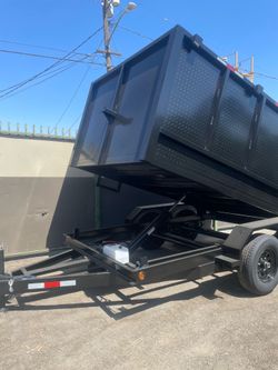 Diamond dump trailer w/ ladder