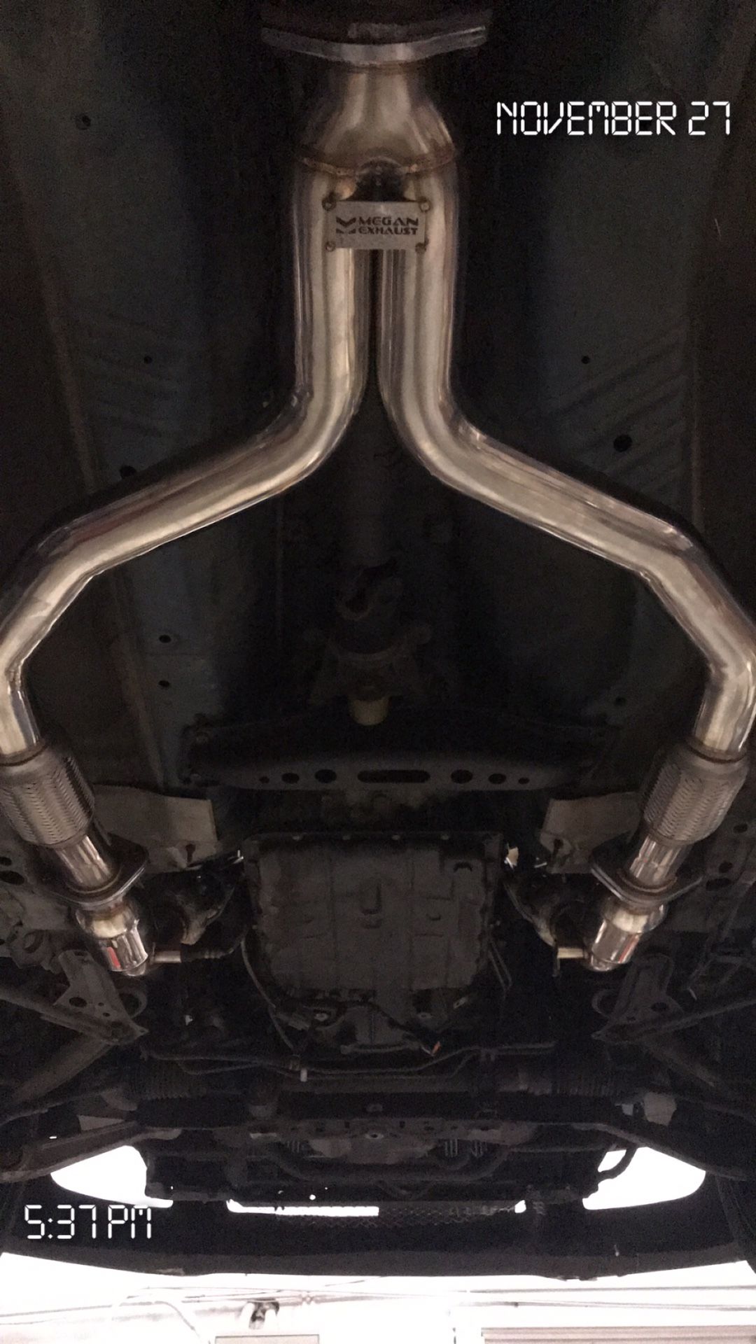 Megan Racing test pipes and y pipes
