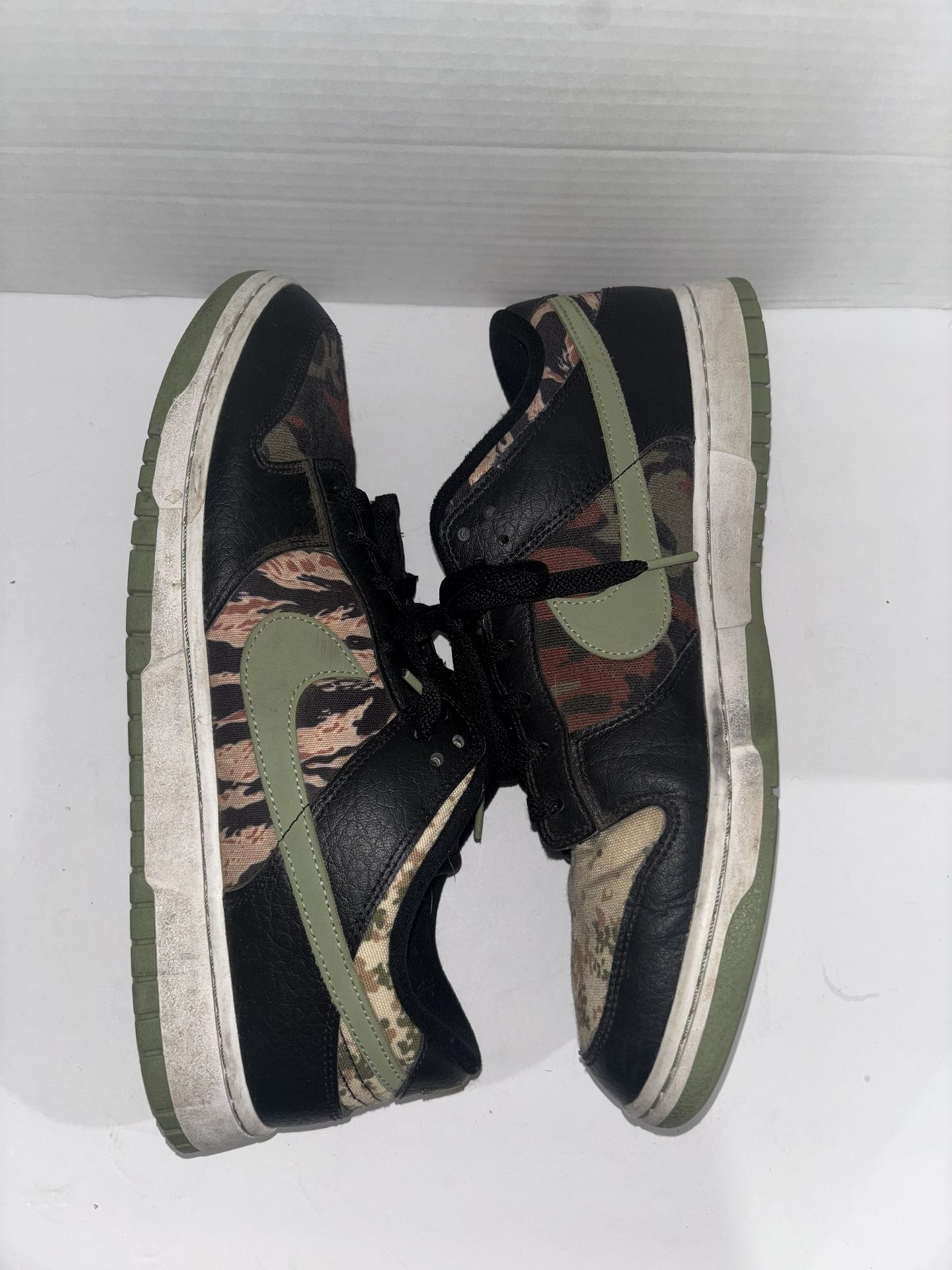 Nike Dunk Low Retro Black Camo Size 12. Used, Still Decent Condition