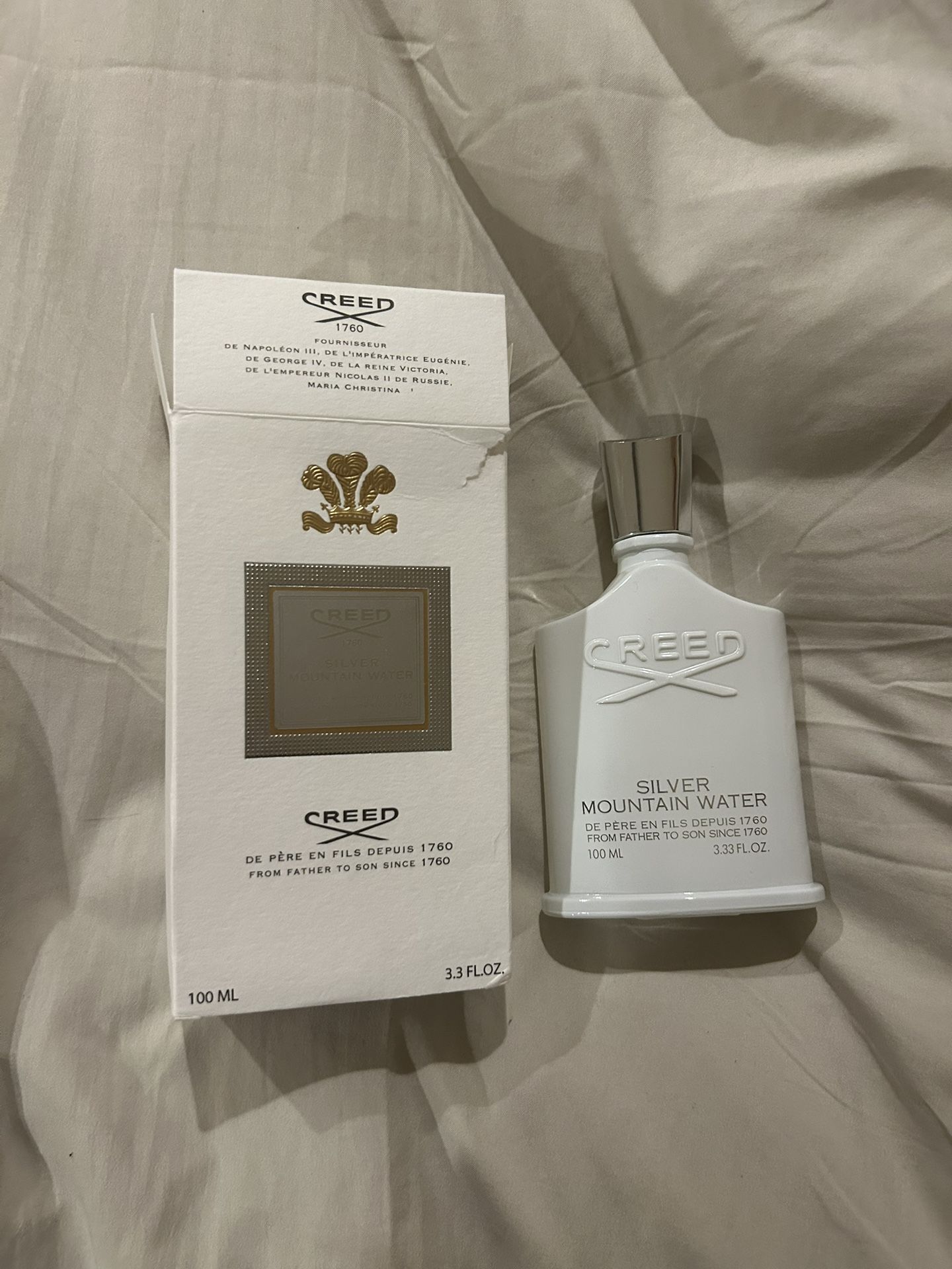 creed silver mountain water