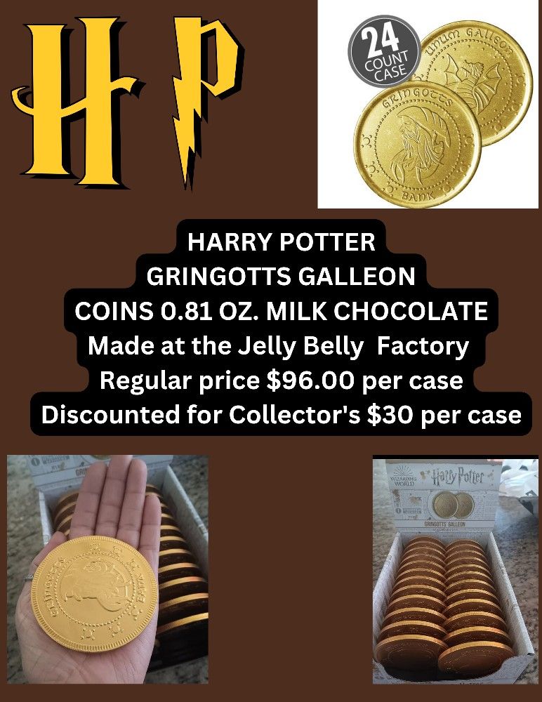 HARRY POTTER GRINGOTTS COINS