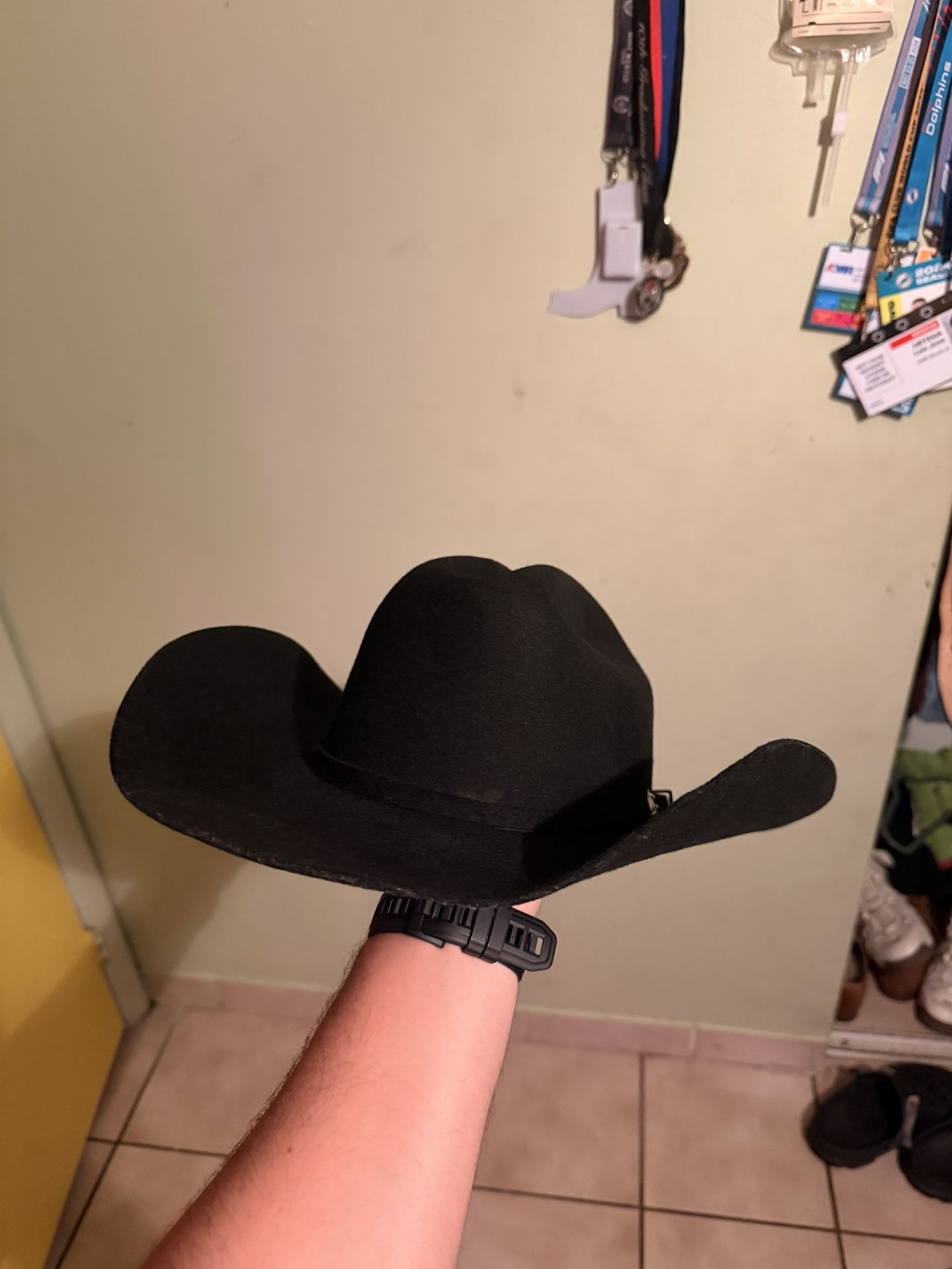 Justin 3X Black Cowboy Hat