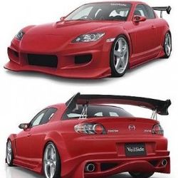 Rocker Panels Mazda Rx8 Rx-8 Vs Side Skirts Bodykit Body Kit Bodykits Body Kits Liquidation Sale  Se Habla Español  Remate Especial 