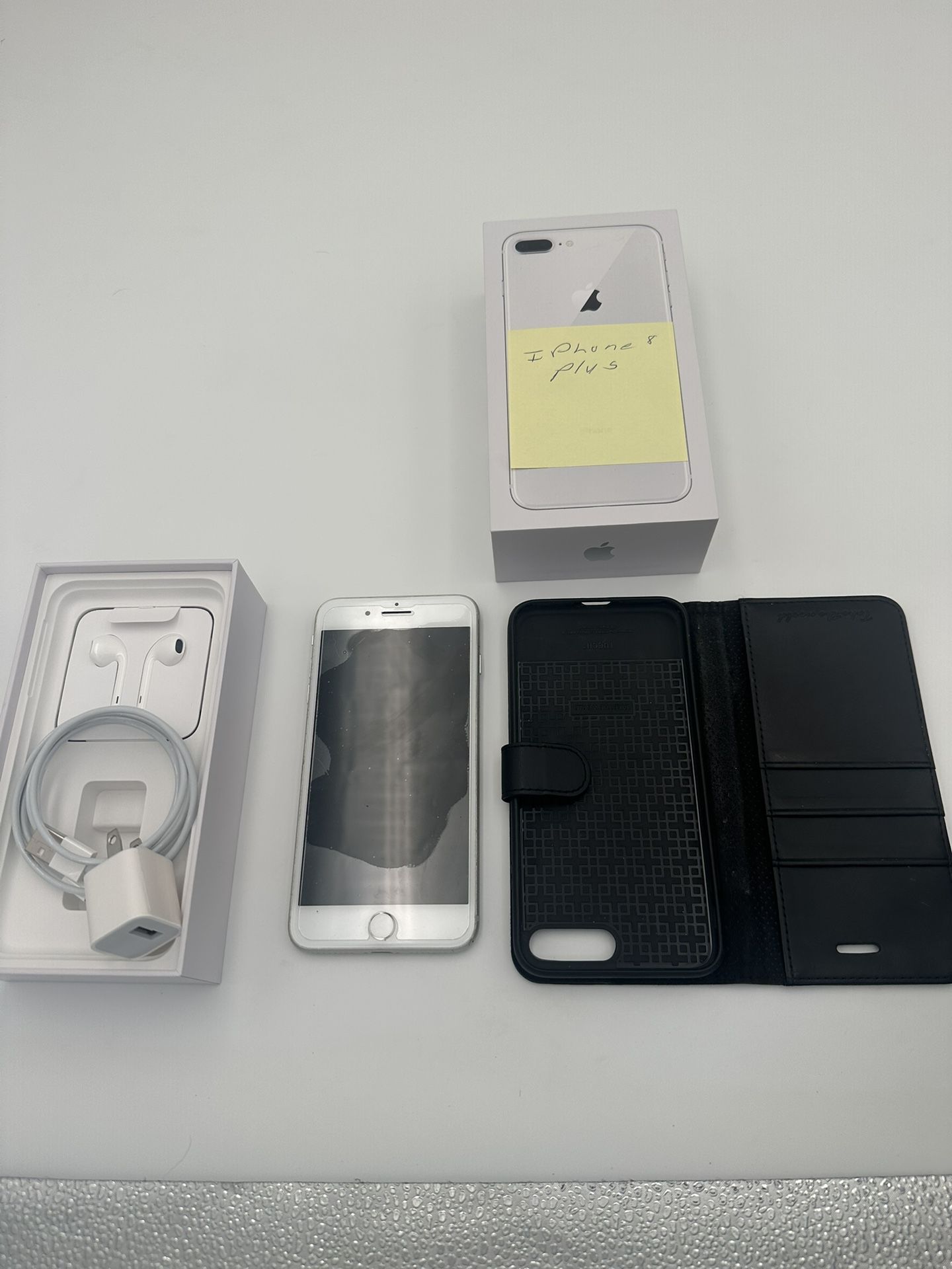 iPhone 8 Plus – 64GB – Powers On – Includes Accessories – $110 additional iPhone 8 together for 150