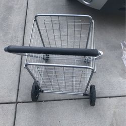 Folding Four Wheel Steel Cart