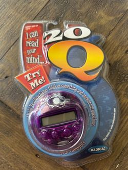 Vintage Radica Games 20Q Electronic Twenty Questions Game Purple 2003 Retro -New