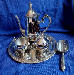 Vintage Silver Plated Coffee Serving Set
