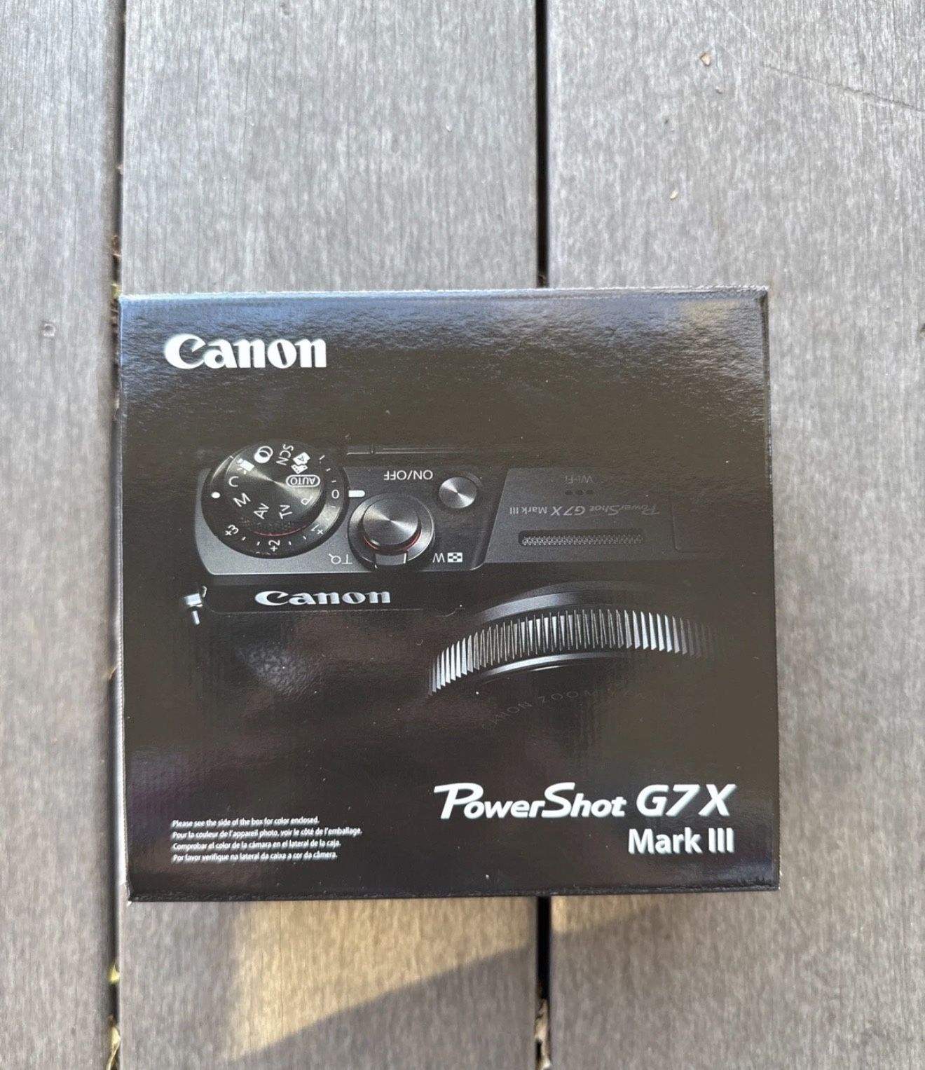 NEW Canon PowerShot G7 X Mark III Black Digital Camera