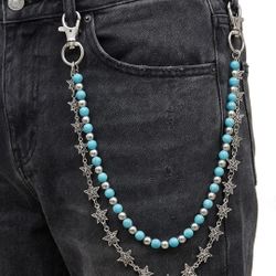 ‘Blue Stars’ Pocket Chain