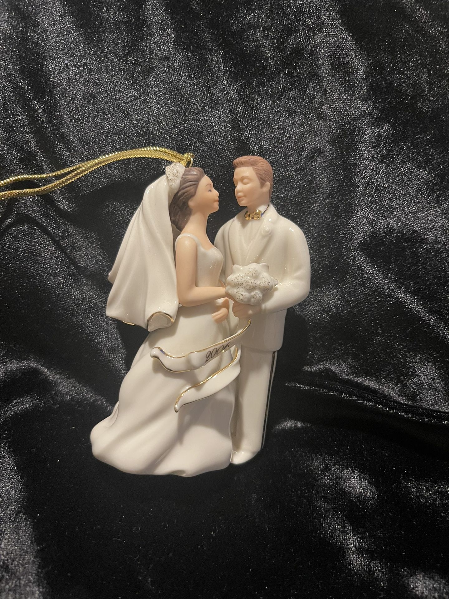 2006 Lenox Porcelain Bride And Groom In Original Box
