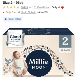 Millie moon luxury diapers $20
