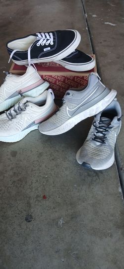 Nike and vans running shoes for women  size  7