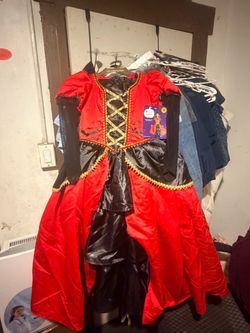 Kids Halloween Witch Costume Dress Size M