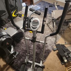 Sunny Health & Fitness Smart 2-in-1 Upright Elliptical Full-Body Exerciser