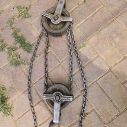 Vintage Chain fall hoist