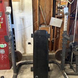 Squat Rack And Bench 