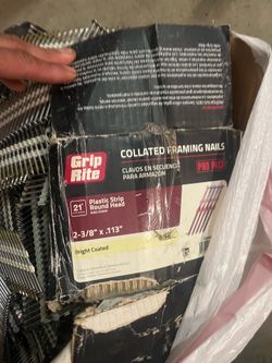 Collated framing nails