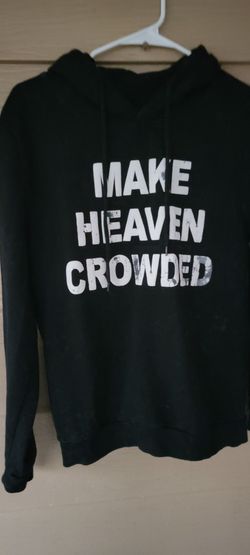 RELIGIOUS ON FIRE BLACK HOODIE PULLOVER SIZE MEDIUM IN GREAT CONDITION