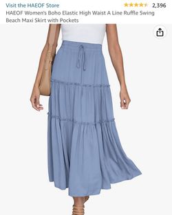 Brand New blue Skirt With Tags
