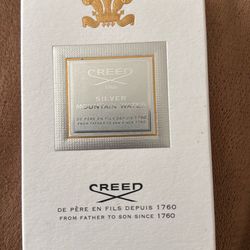 Creed silver mountain water