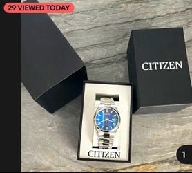 Citizen NJ0151-53W Automatic Blue Dial 40mm Steel Bracelet Date w/ Box
