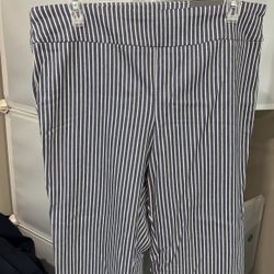 Van Heusan Size 14 Slim Fit Pull On Pants 