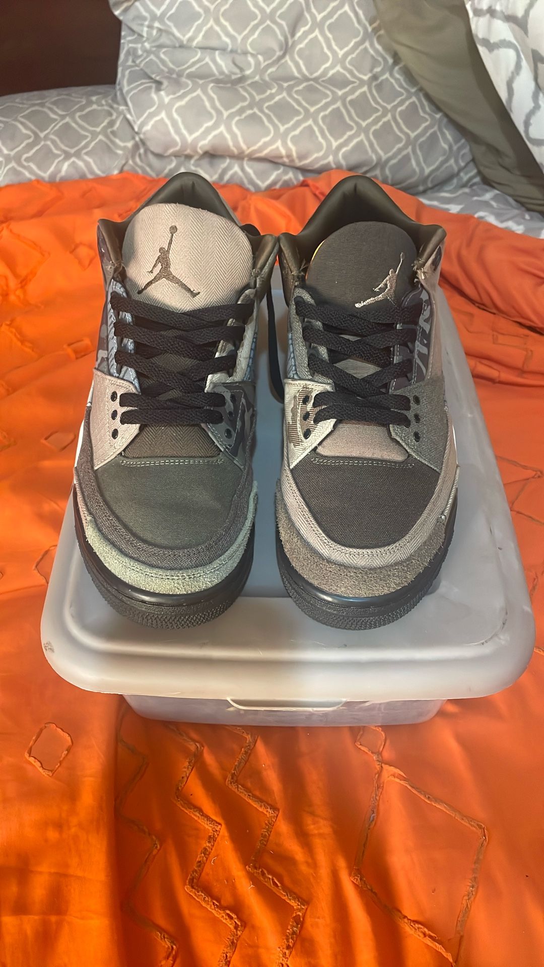 Air Jordan 3 Patch Work Sz 10 Men