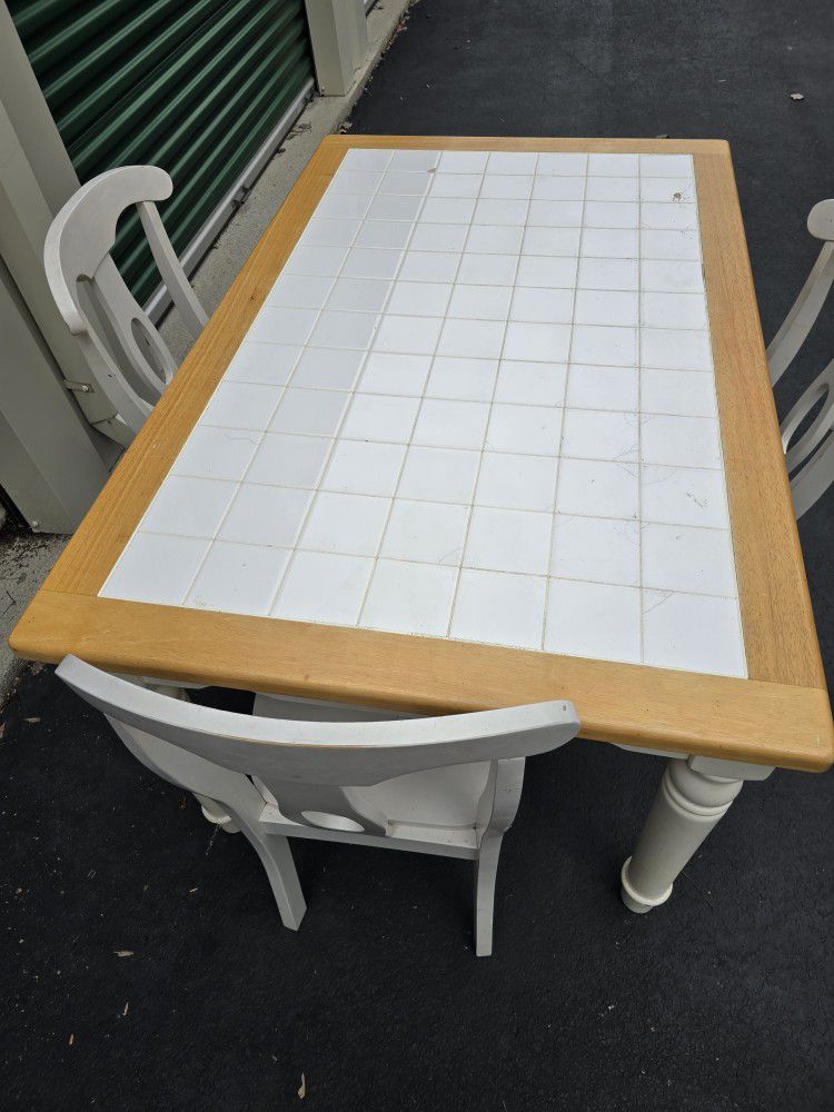 5ft Dining Table Only 3 Chairs